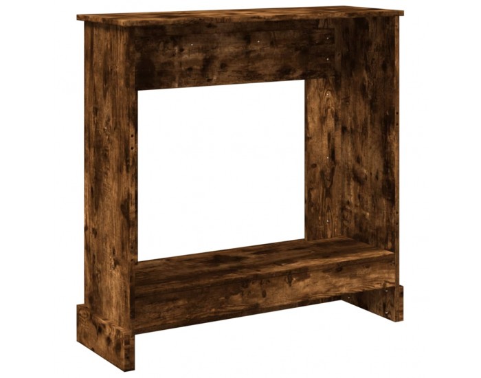 Sonata H Облицовка за камина, опушен дъб, 90x30x90 см, инженерно дърво