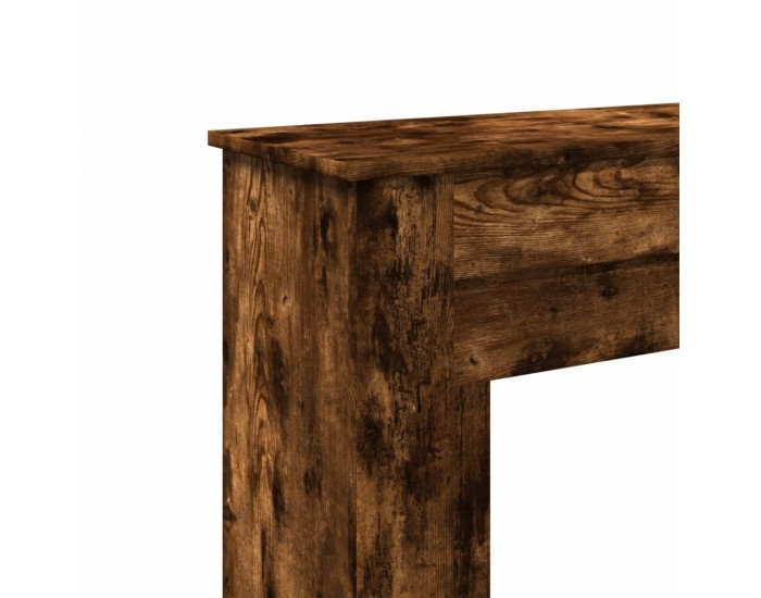 Sonata H Облицовка за камина, опушен дъб, 90x30x90 см, инженерно дърво