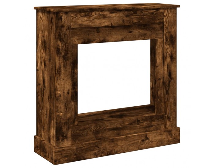 Sonata H Облицовка за камина, опушен дъб, 90x30x90 см, инженерно дърво