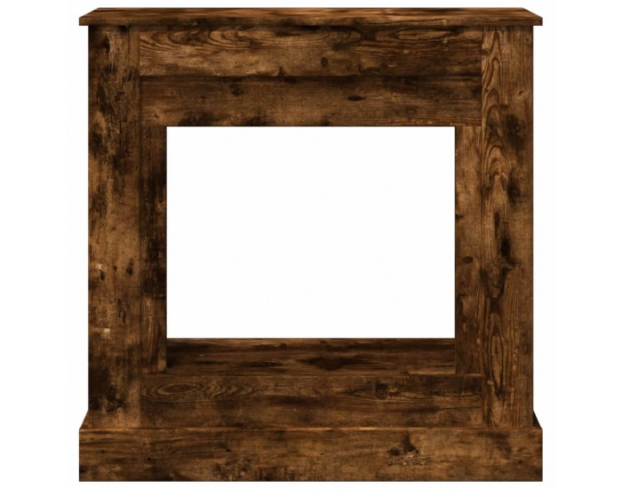 Sonata H Облицовка за камина, опушен дъб, 90x30x90 см, инженерно дърво