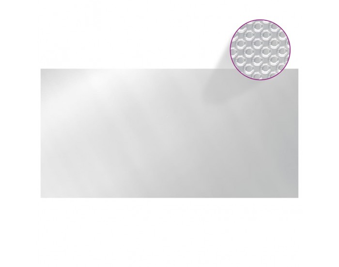 Sonata H Покривало за басейн, сребристо, 488x244 см, PE