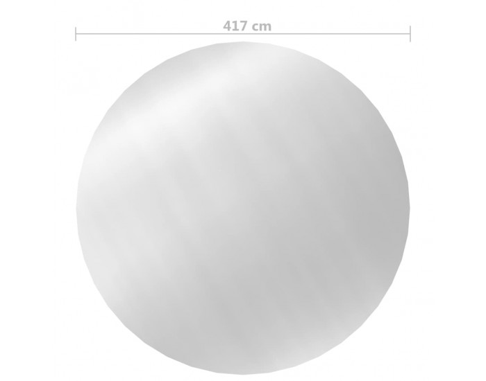 Sonata H Покривало за басейн, сребристо, 417 см, PE