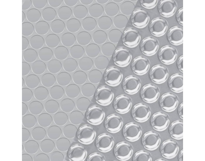 Sonata H Покривало за басейн, сребристо, 417 см, PE