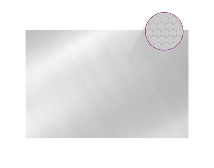 Sonata H Покривало за басейн, сребристо, 300x200 см, PE