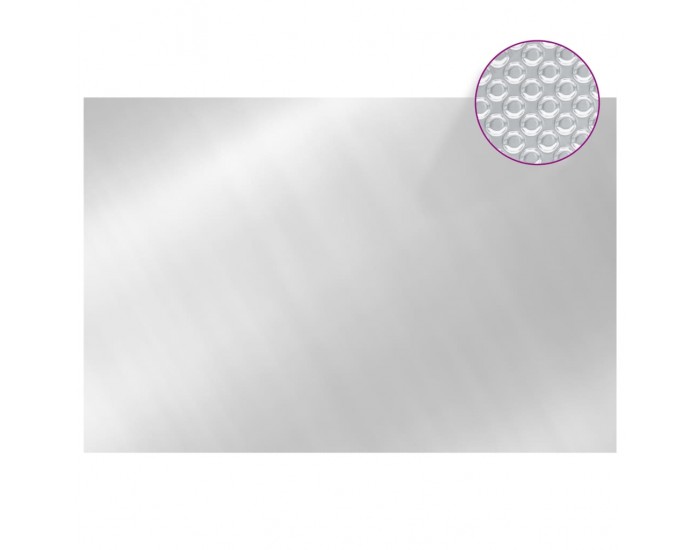 Sonata H Покривало за басейн, сребристо, 300x200 см, PE