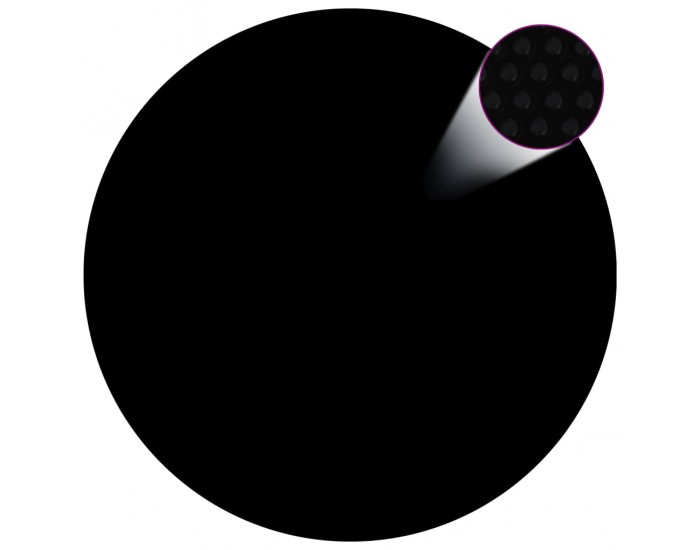 Sonata H Покривало за басейн, черно, 210 см, PE