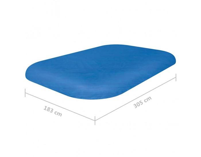 Bestway Покривало за басейн Flowclear, 305x183x56 см