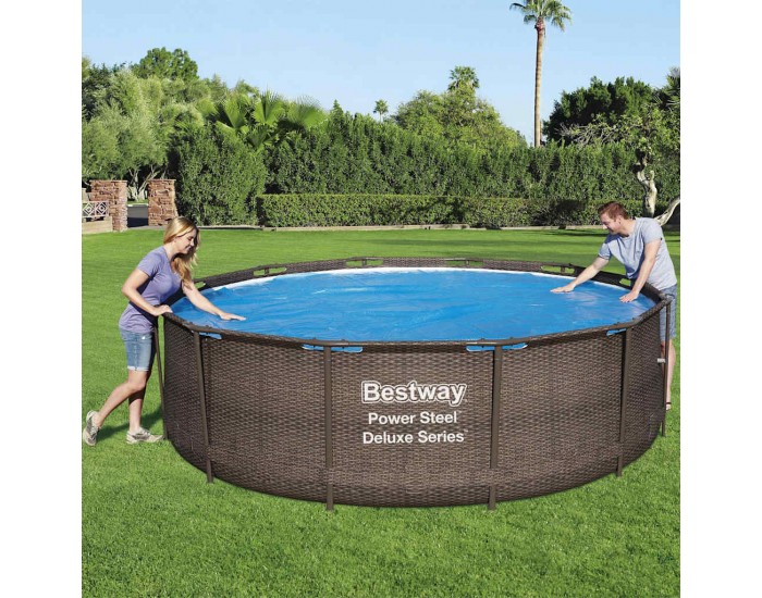 Bestway Соларно покривало за басейн Flowclear, 356 см Bestway Соларно покривало за басейн Flowclear, 356 см