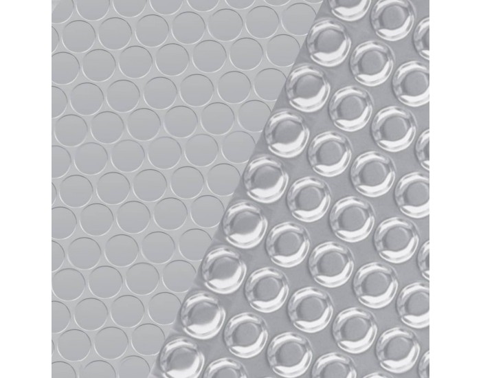 Sonata H Покривало за басейн, сребристо, 455 см, PE