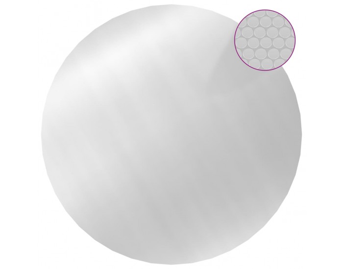 Sonata H Покривало за басейн, сребристо, 455 см, PE