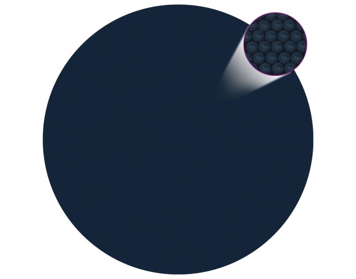 Sonata H Плаващо соларно покривало за басейн, PE, 549 см, черно и синьо