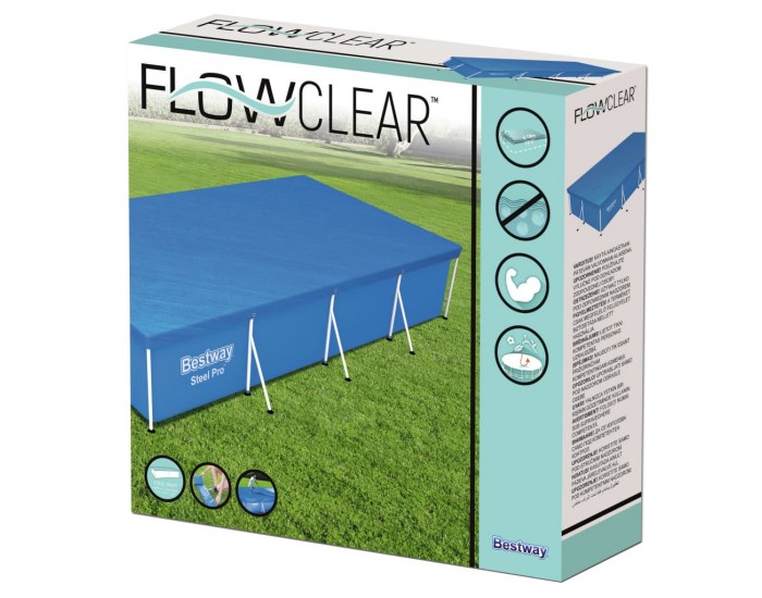 Bestway Покривало за басейн Flowclear, 400x211 см