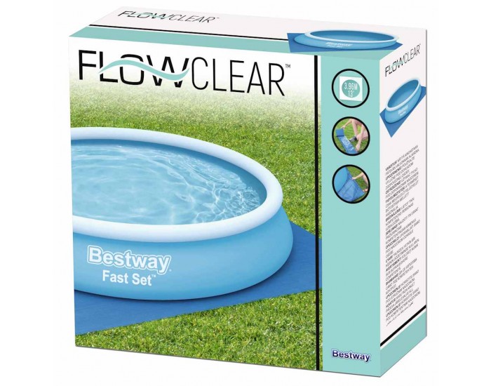 Bestway Подложка за наземни басейни Flowclear, 396x396 см Bestway Подложка за наземни басейни Flowclear, 396x396 см