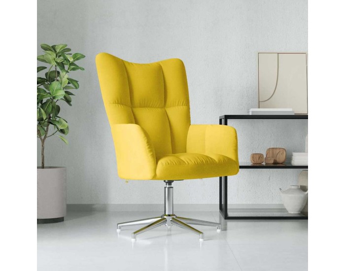 Sonata H Релакс стол, горчица жълто, кадифе