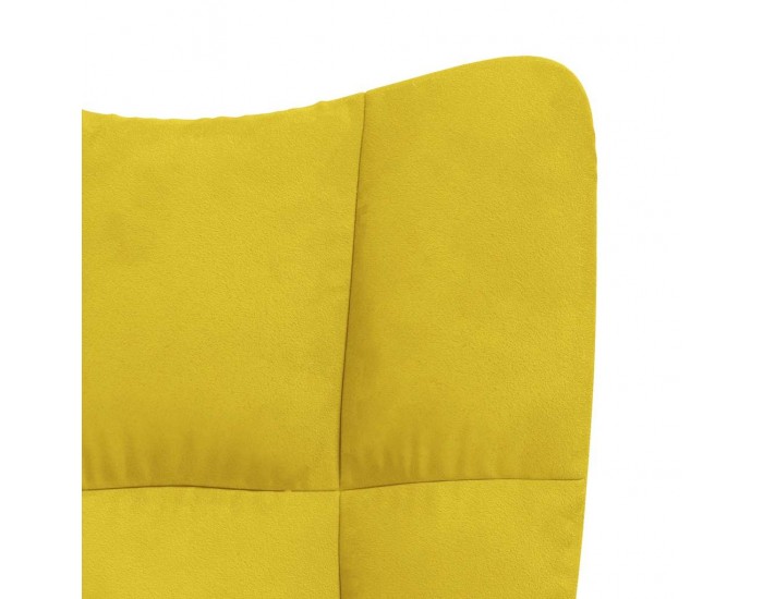 Sonata H Релакс стол, горчица жълто, кадифе