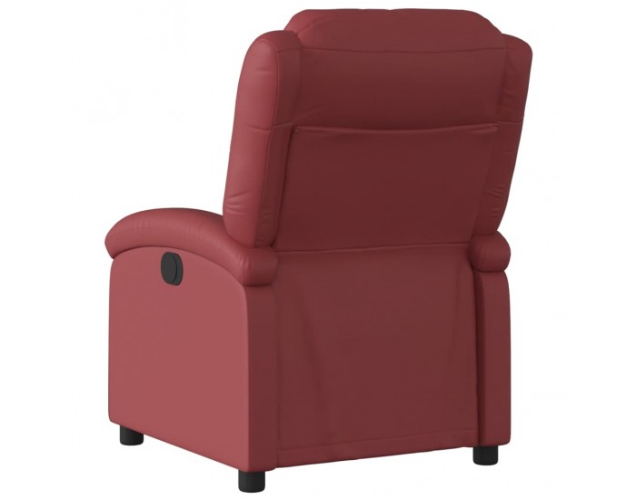 Sonata H Реклайнер стол, виненочервен, изкуствена кожа