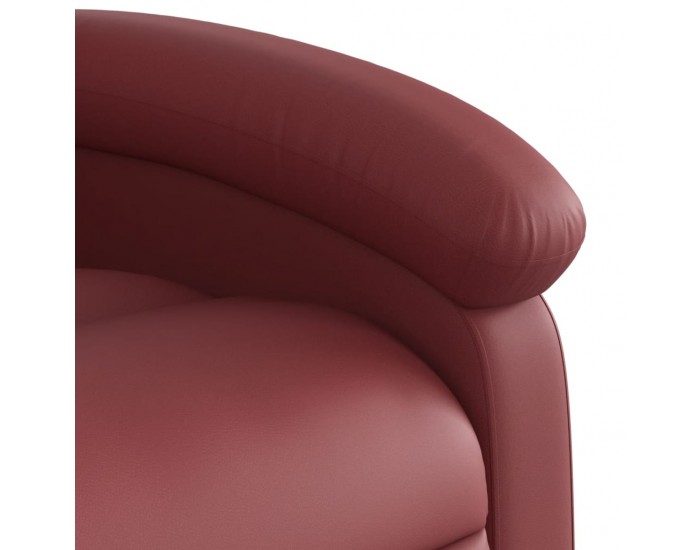 Sonata H Реклайнер стол, виненочервен, изкуствена кожа