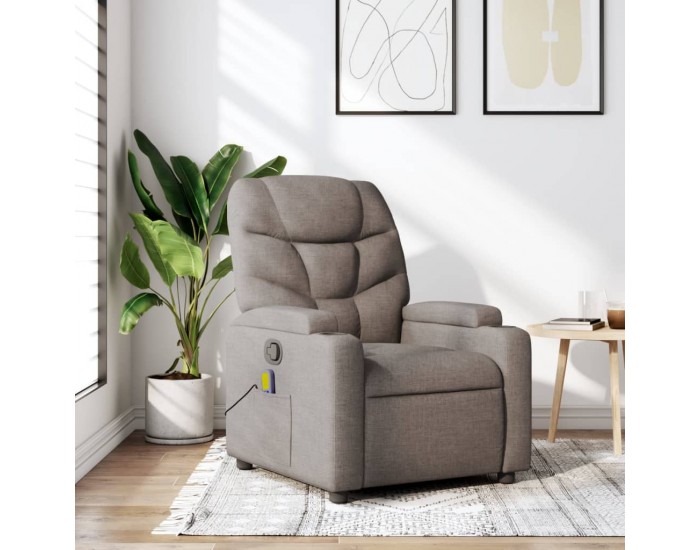 Sonata H Масажен наклоняем стол, таупе, текстил