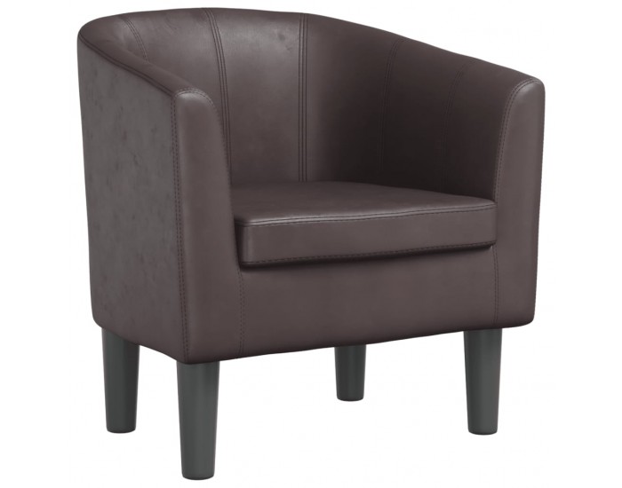 Sonata H Фотьойл, кафяв, изкуствена кожа