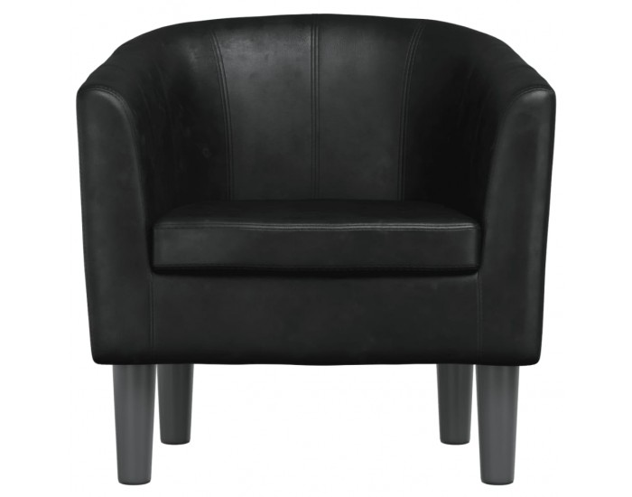 Sonata H Фотьойл, черен, изкуствена кожа