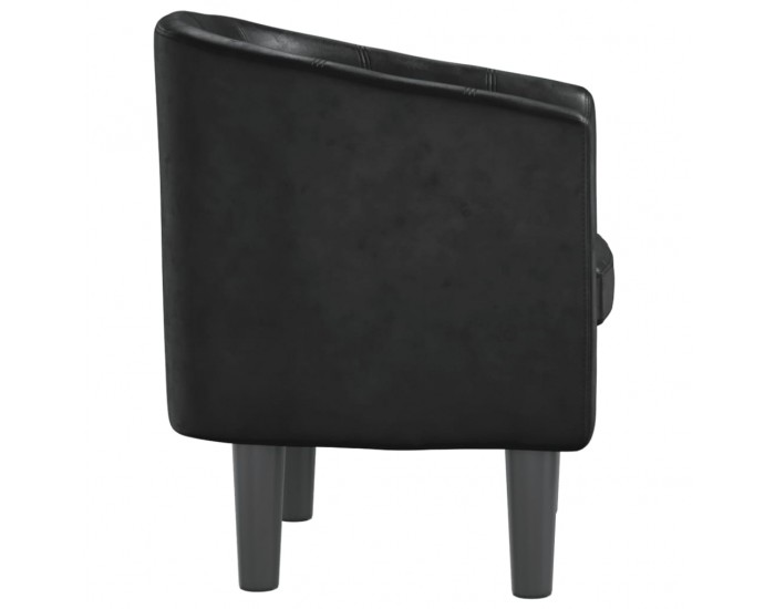 Sonata H Фотьойл, черен, изкуствена кожа