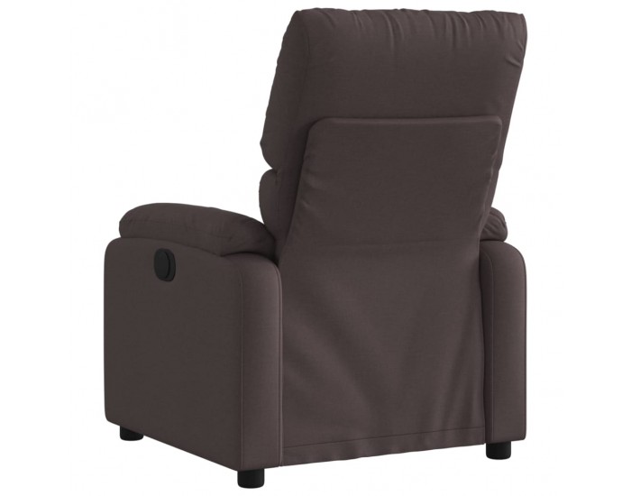 Sonata H Електрически реклайнер стол, тъмнокафяв, текстил