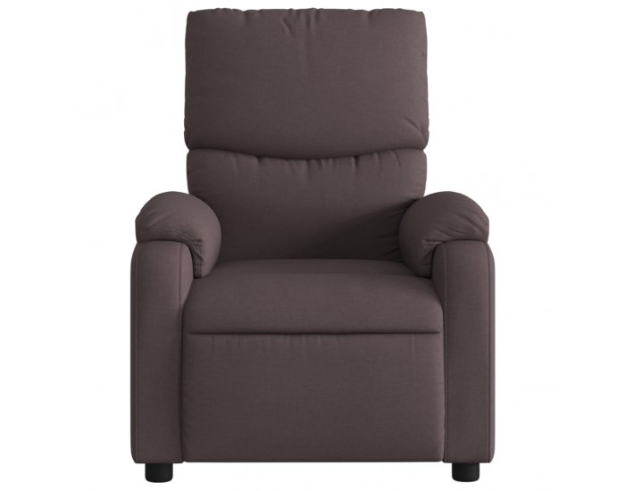 Sonata H Електрически реклайнер стол, тъмнокафяв, текстил