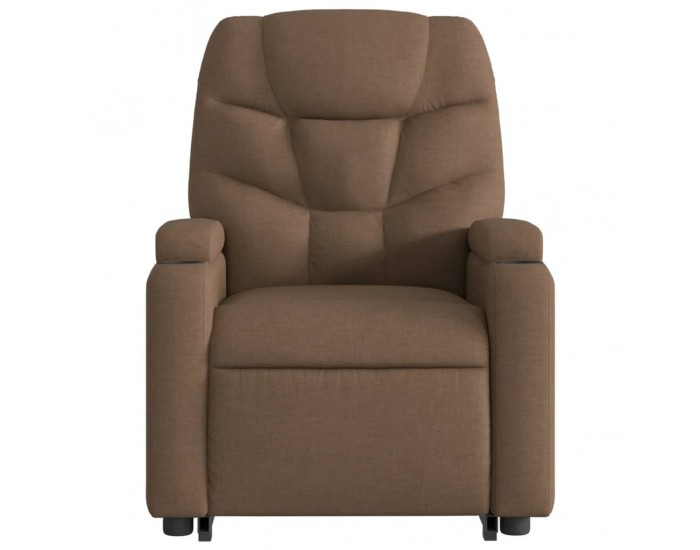 Sonata H Изправящ масажен реклайнер стол, кафяв, текстил