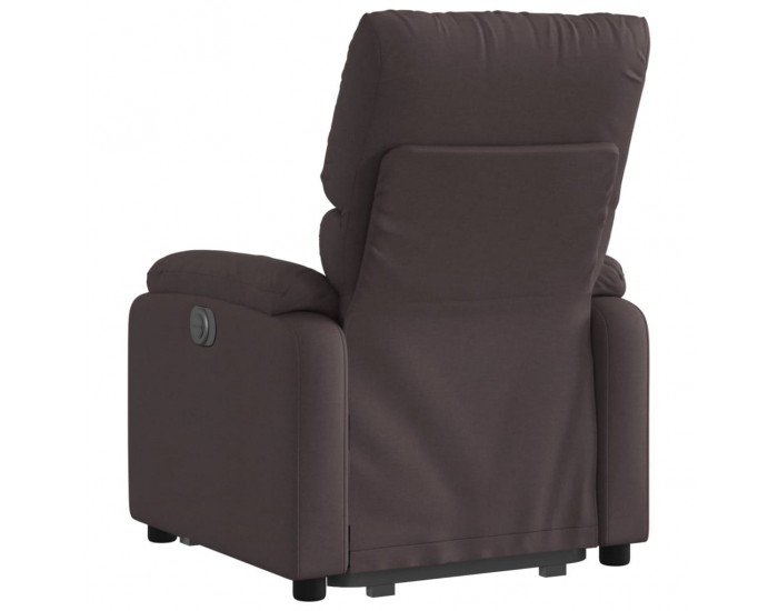 Sonata H Електрически изправящ реклайнер стол, тъмнокафяв, текстил