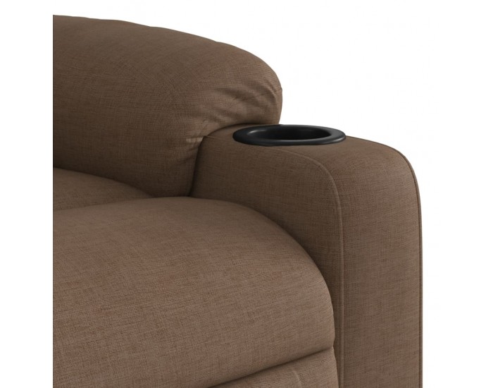 Sonata H Електрически изправящ масажен реклайнер стол кафяв текстил