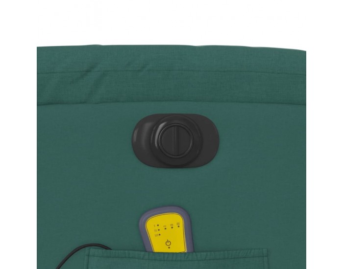 Sonata H Електрически изправящ масажен реклайнер стол тъмнозелен текстил