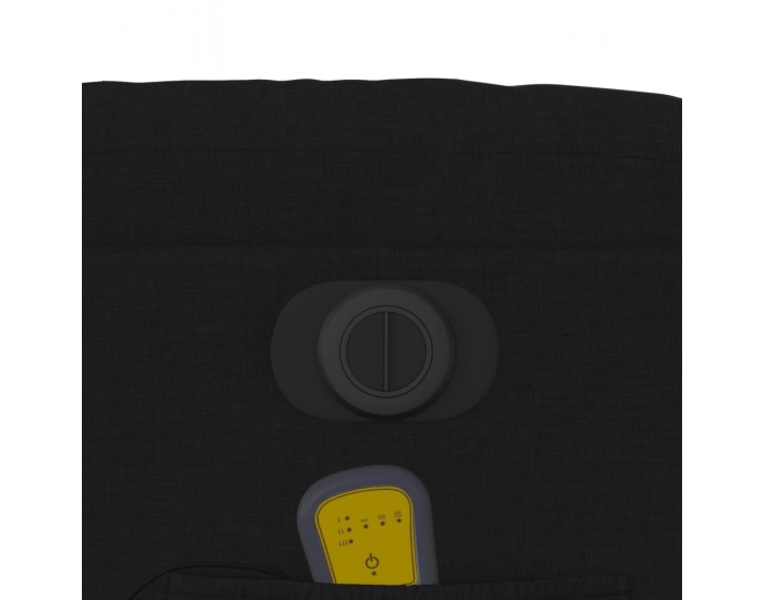 Sonata H Електрически масажен наклоняем стол, черен, текстил