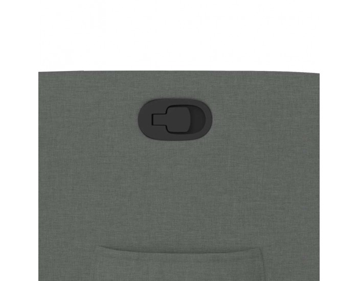 Sonata H Реклайнер, тъмносив, текстил