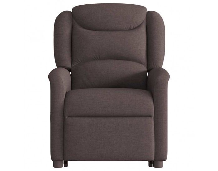 Sonata H Електрически изправящ реклайнер стол, тъмнокафяв, текстил