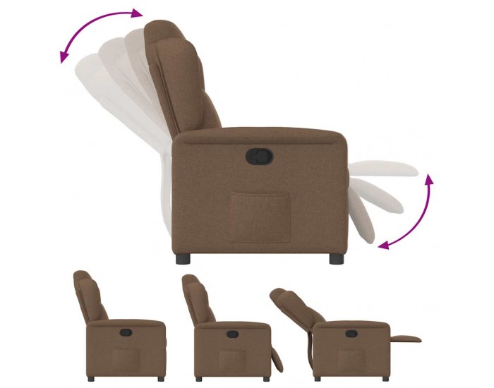 Sonata H Стол наклоняем, кафяв, текстил