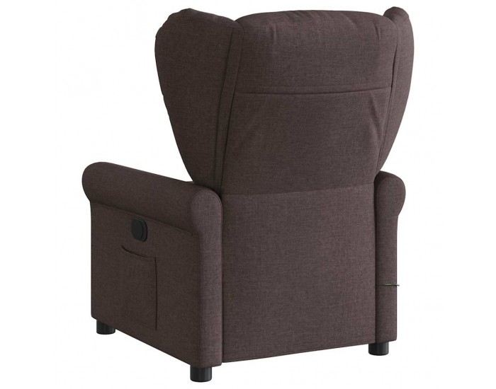 Sonata H Електрически масажен наклоняем стол, тъмнокафяв, текстил