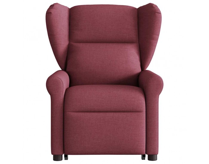 Sonata H Електрически изправящ масажен реклайнер виненочервен текстил