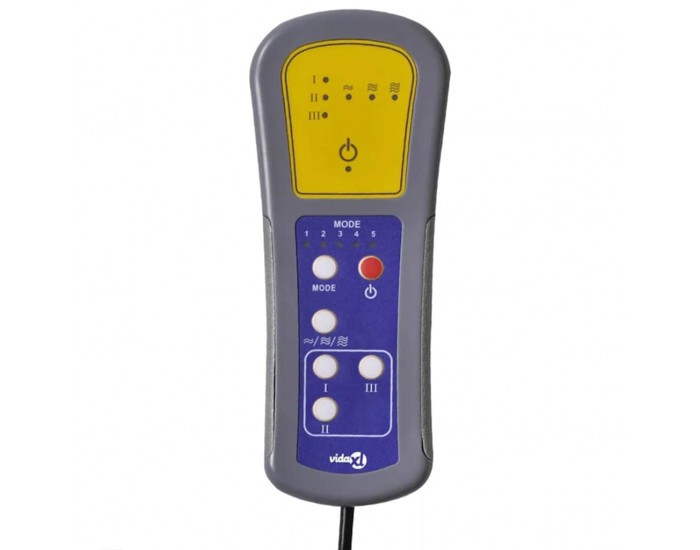 Sonata H Масажен реклайнер стол, светлосив, текстил