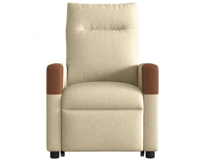 Sonata H Електрически изправящ масажен реклайнер стол кремав текстил