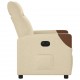 Sonata H Електрически стол реклайнер , кремав, текстил