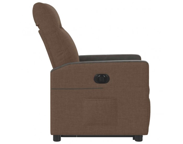 Sonata H Електрически изправящ реклайнер стол, кафяв, текстил