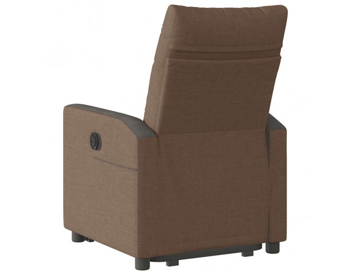 Sonata H Електрически изправящ реклайнер стол, кафяв, текстил