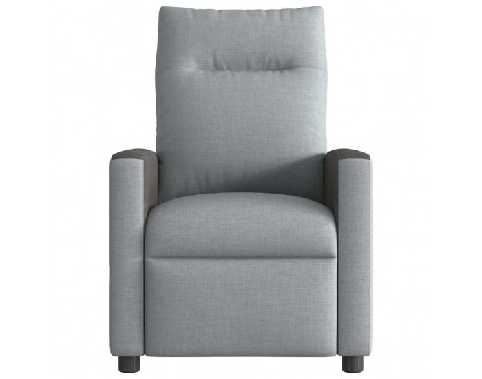 Sonata H Масажен реклайнер стол, светлосив, текстил