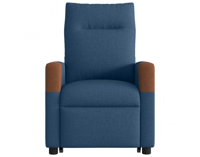 Sonata H Изправящ масажен реклайнер стол, син, текстил