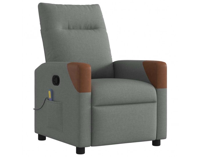 Sonata H Масажен наклоняем стол, тъмносив, текстил