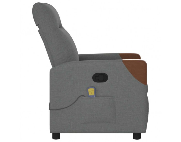 Sonata H Масажен наклоняем стол, тъмносив, текстил