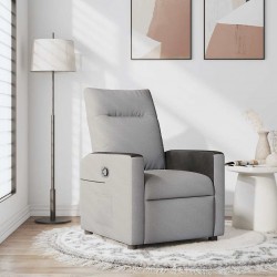 Sonata H Recliner Chair Cloud Grey Fabric - Фотьойли