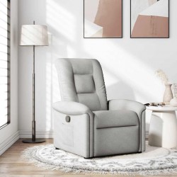 Sonata H Recliner Chair Cloud Grey Fabric - Фотьойли