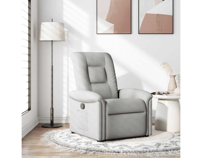 Sonata H Recliner Chair Cloud Grey Fabric