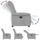 Sonata H Recliner Chair Cloud Grey Fabric